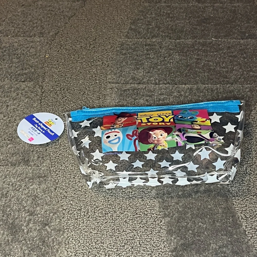Toy Story 4 Boat Shaped Clear Vinyl Pouch Case Officially Licensed Disney Pixar